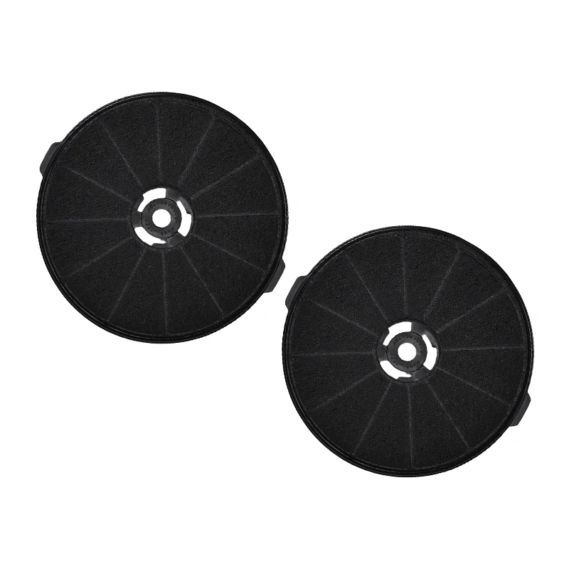 Aktivkohlefilter für Küchen-Dunstabzugshauben-Zubehör, 2 Stück, Größe 140 x 25 mm, steuert und hält Küchenluftfilter Image
