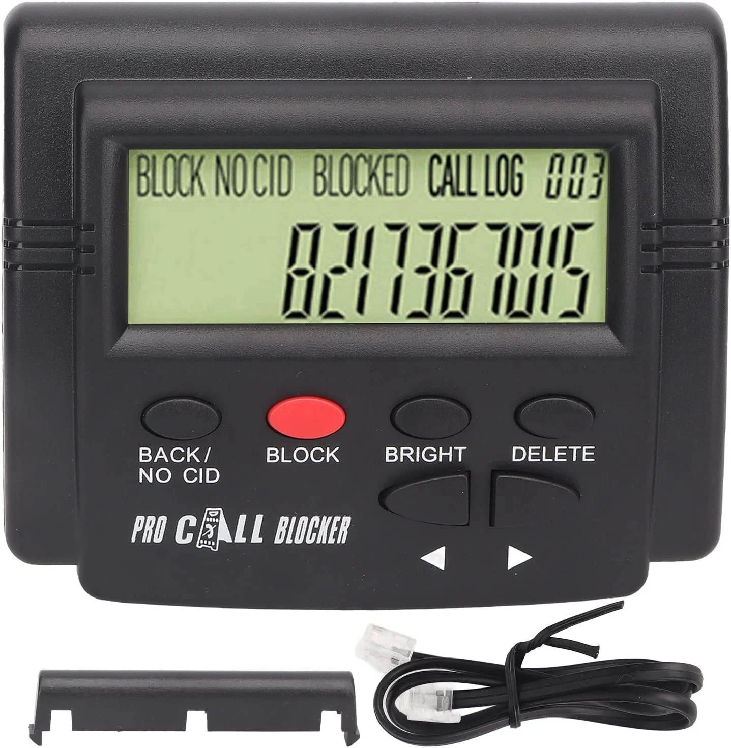 Anrufblocker mit Anrufer-ID-Anzeige, Telefonblocker-Gerät mit LCD-Display Image