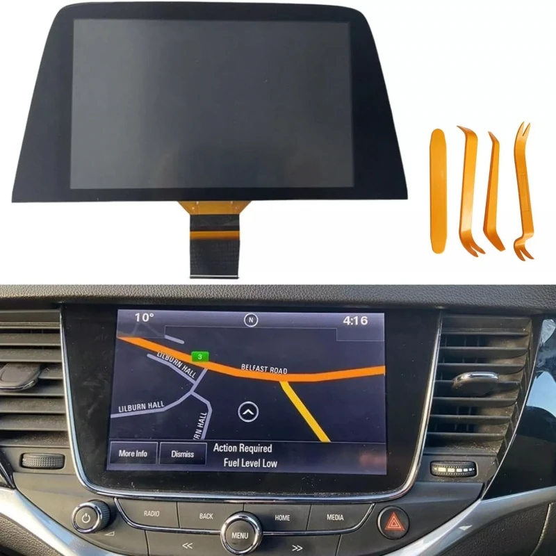 Original 8,0 Zoll OPEL Astra k Ersetzen Sie den Touchscreen durch LCD-Display LQ080Y5DZ10 für OPEL Vauxhall Auto DVD GPS Navigation 2017 2016 Image