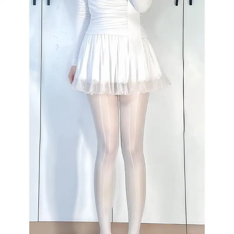 50–100 kg lila Strumpfhosen enge Damen große Strümpfe Bonbonfarben Öl helle Sommer Herbst ultradünne transparente Socken