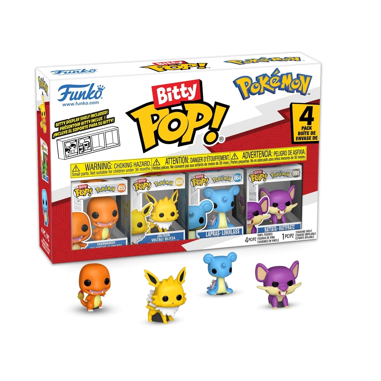 Funko POP! Bitty Pokemon, 4-Pack, Series 2 - .9