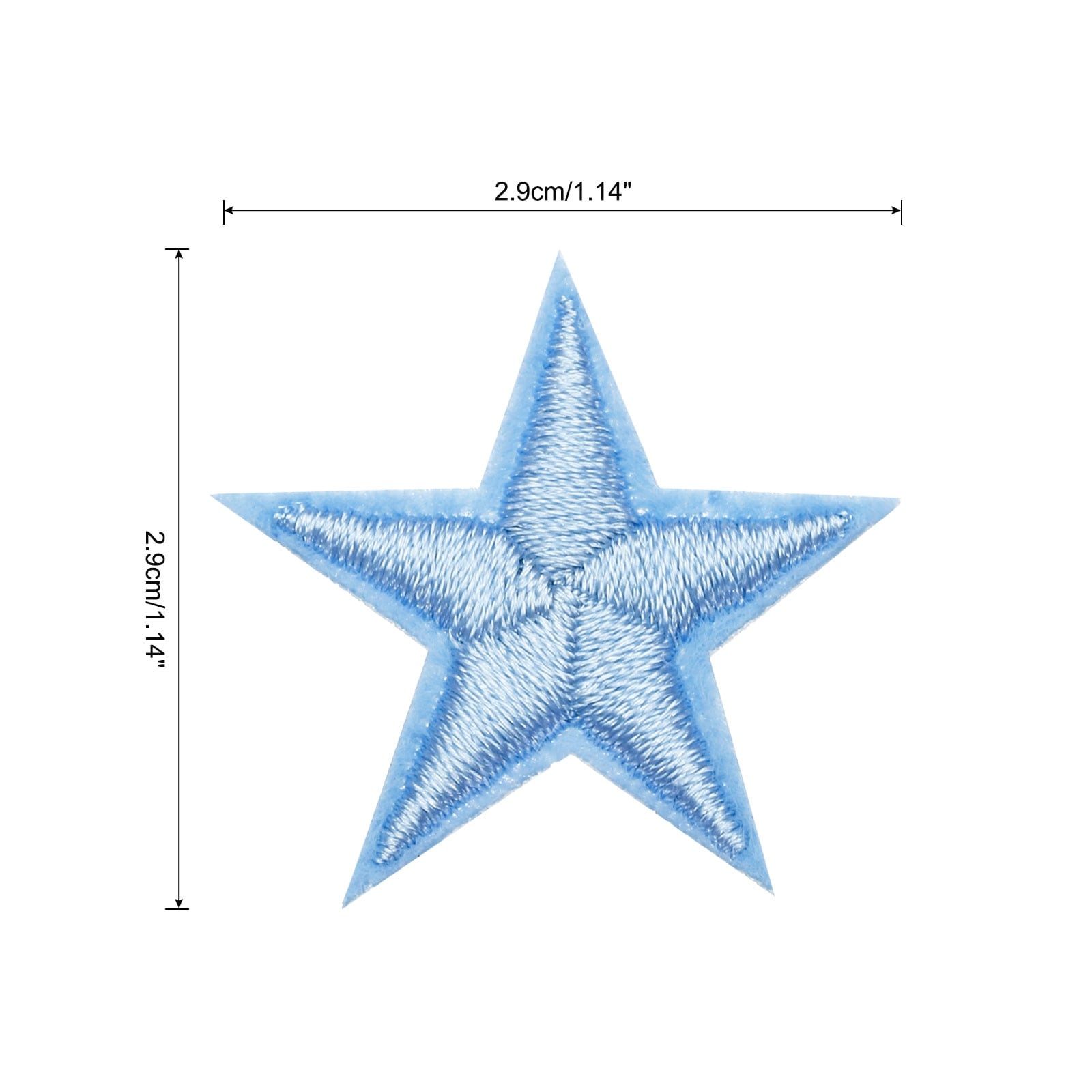 Small Iron-on Patches Embroidered Sew Patches Appliques Garment Embellishments for Clothing Repair Backpack Shoes Decoration