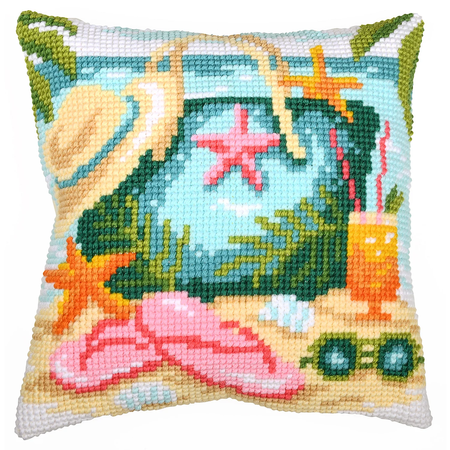 Kreuzstichkissen Summer Vibes