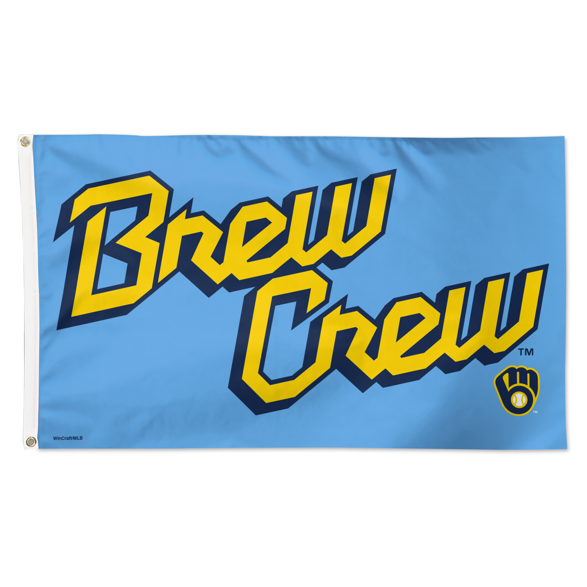 WinCraft Milwaukee Brewers 3' x 5' einseitige City Connect Deluxe Flagge Image