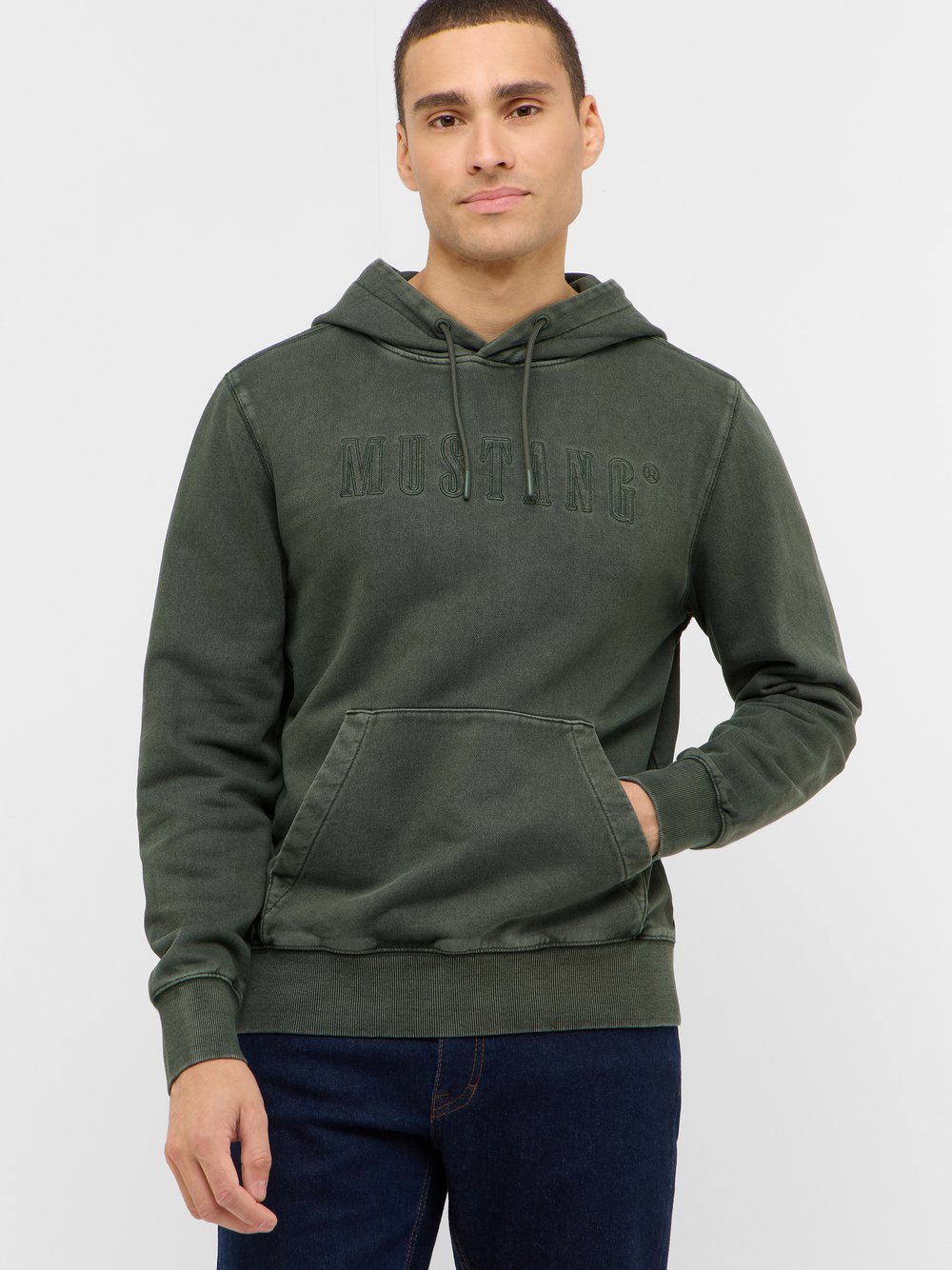 Mustang Hoodie Herren oliv, XXXL Image