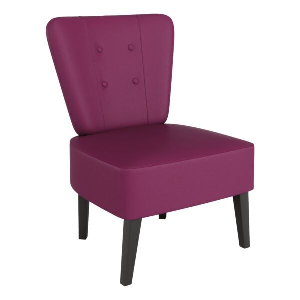 meet Besuchersessel »Brighton« Kunststoff-Bezug lila, 41 cm Image