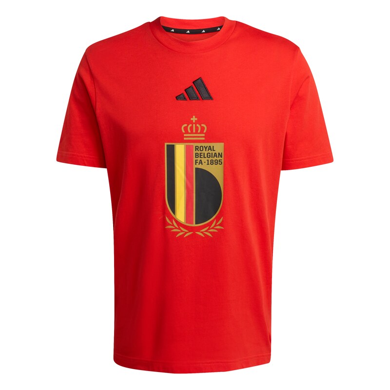 Belgium adidas DNA Grafik-T-Shirt – Rot Image