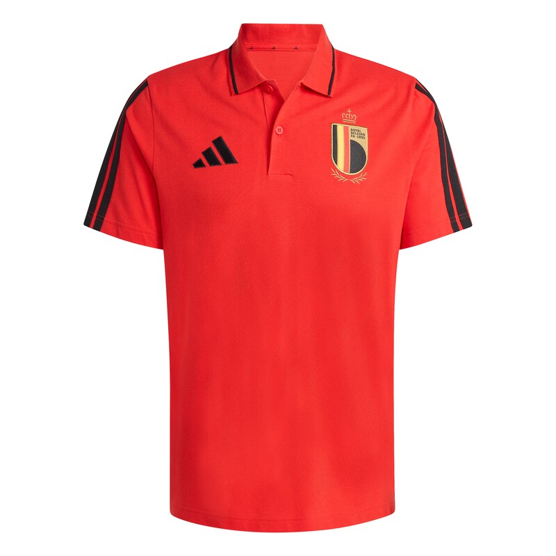 Belgium adidas DNA Poloshirt – Rot Image