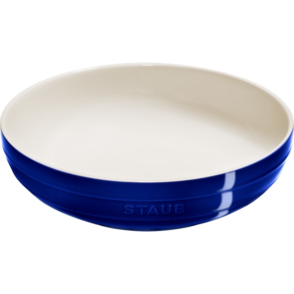 Staub Ceramic Serving Bowl, 11-1/2", Dark Blue