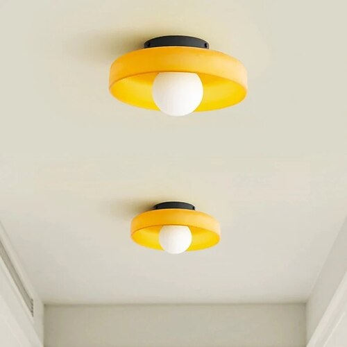 moderne runde Morandi Deckenleuchte zur flächenbündigen Montage Image