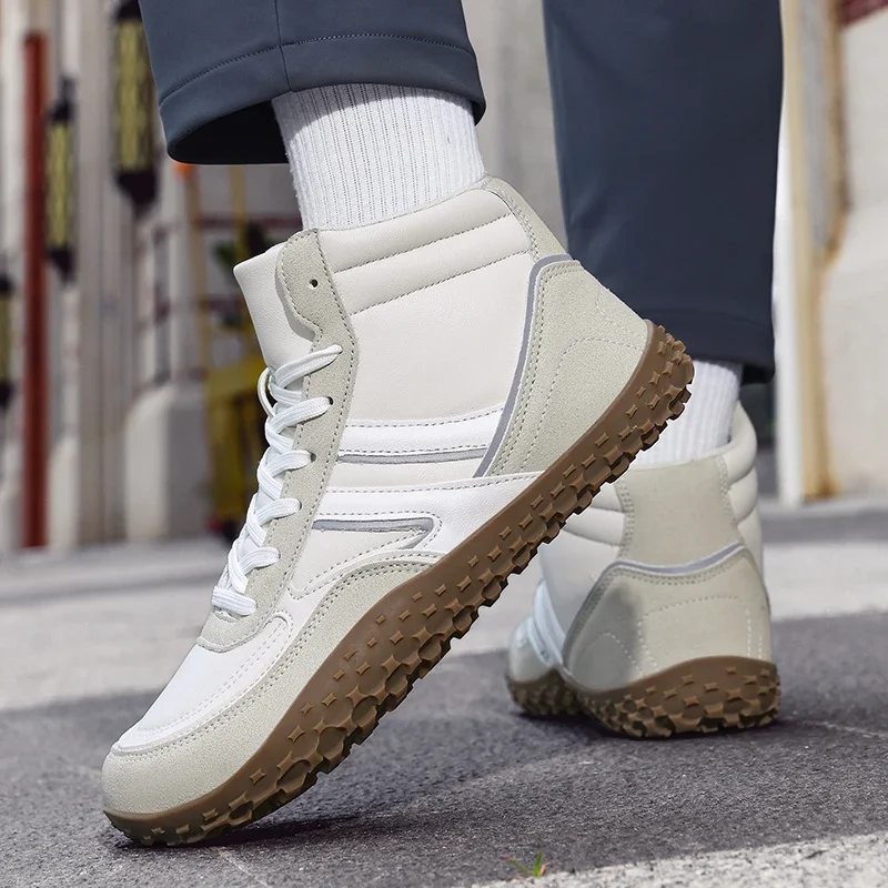 Herbst und Winter Neue Outdoor Turnschuhe Plus Größe 37-48 Männer Stiefel Knöchel Casual Schuhe Für Mann Retro Wasserdicht nicht-slip Gummi