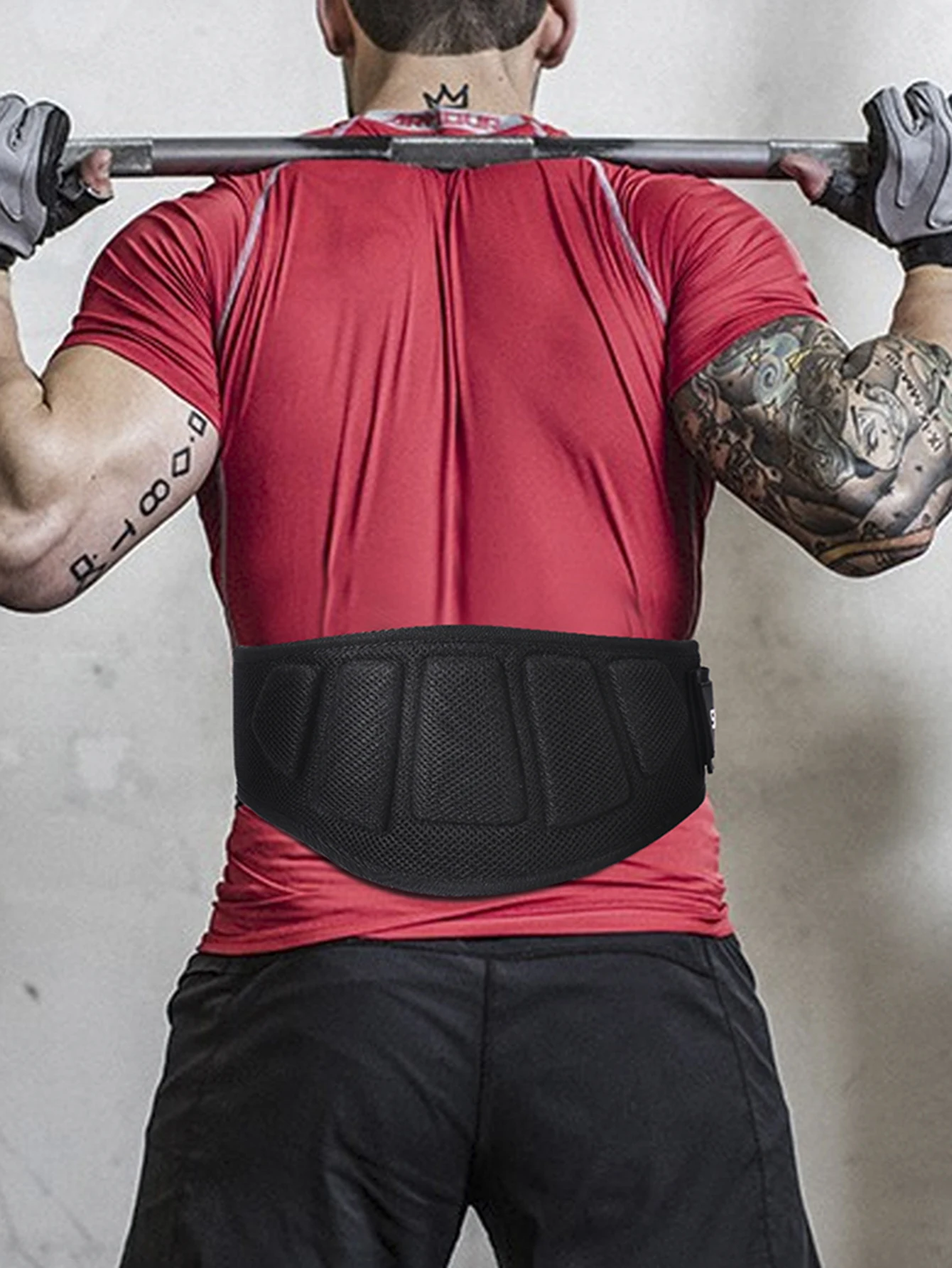 Männer und Frauen Rückenstützgürtel Taillenschutz Rückenstütze Fitnesstraining Image