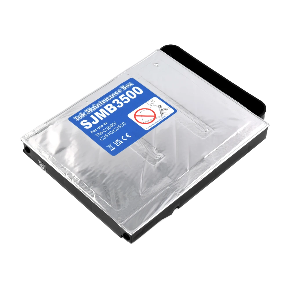 SJMB3500 Resttintenbehälter mit Chip für Epson TM-C3500 C3510 C3520 Farbetikettendrucker Tinte Wartungsbox Tank Image