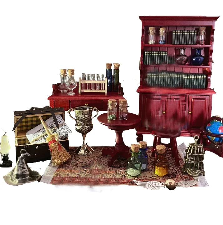 Accessoires de décoration de scène de château de forêt secrète, accessoires de décoration de scène magique, modèle d