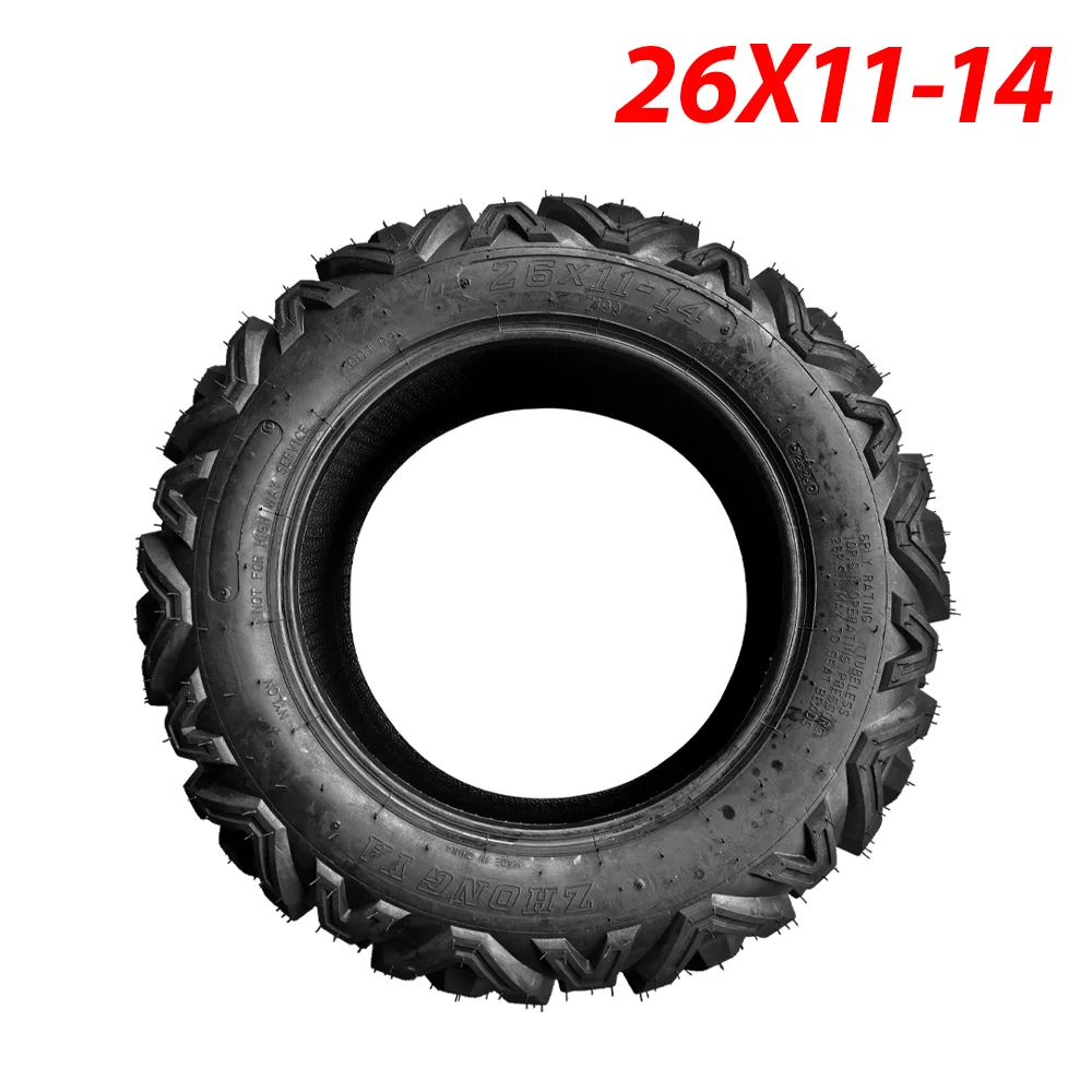 14-Zoll-Offroad-Räder 26 x 9–14 26 x 11–14 6PR schlauchlose Reifen für große ATV UTV Buggy Quad-Teile