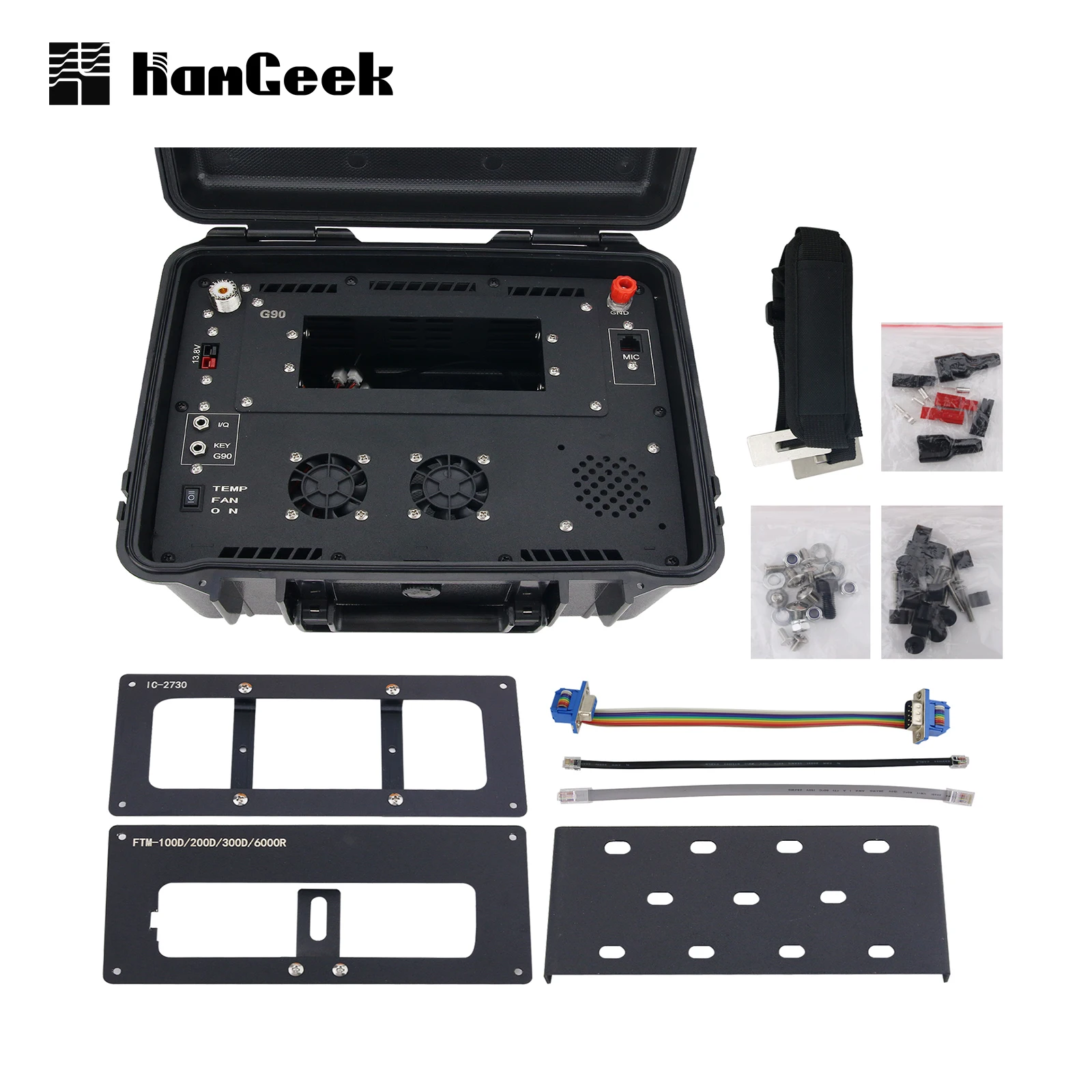 HamGeek Outdoor wasserdichte Radiobox-Transceiver-Box für Xiegu-G90/FTM-200DR/FTM-300DR/FTM-6000R Image