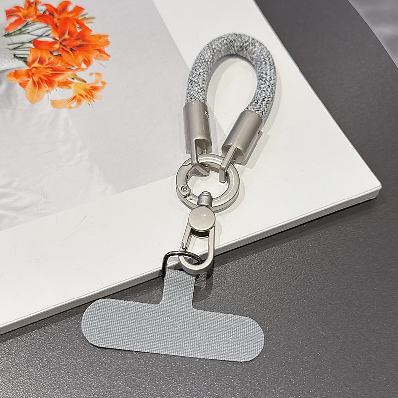 New Fashionable Phone Clip Lanyard Wristband Durable and Sturdy Bag Camera Cord Anti-Loss Unisex Wrist Lanyard Short Phone Chain New Fashionable Rotating One-Piece Clasp Finger Ring Lanyard P