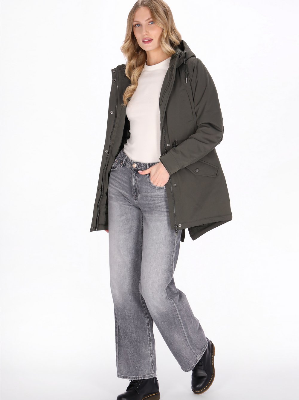 Dreimaster Parka Damen oliv, XL Image