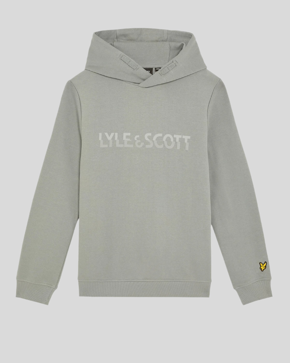 Lyle & Scott Boys' Multi Coloured Print Cotton Hoodie - Grey - Size 14-15Y | Lyle & Scott Sale | Discount Designer Brands