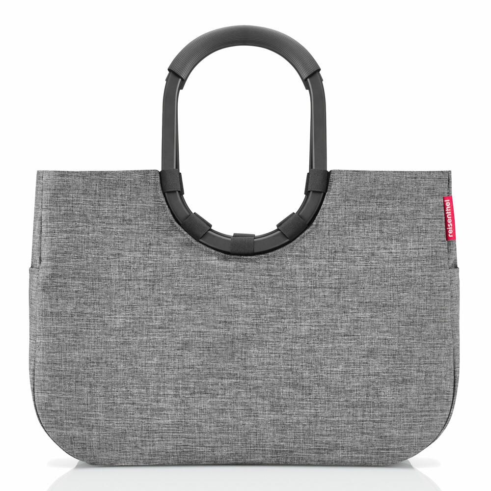 Reisenthel Accessoires GmbH & Co. KG reisenthel loopshopper L Frame, Einkaufstasche, Einkaufskorb, Tragetasche, Tasche, Twist Silver, 25 L, OR7052 Image