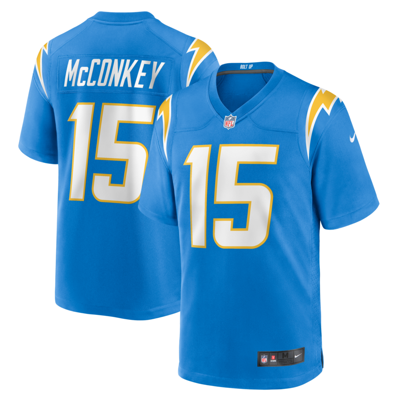 Los Angeles Chargers Nike Game Heimtrikot - Puderblau - Ladd McConkey - Herren Image