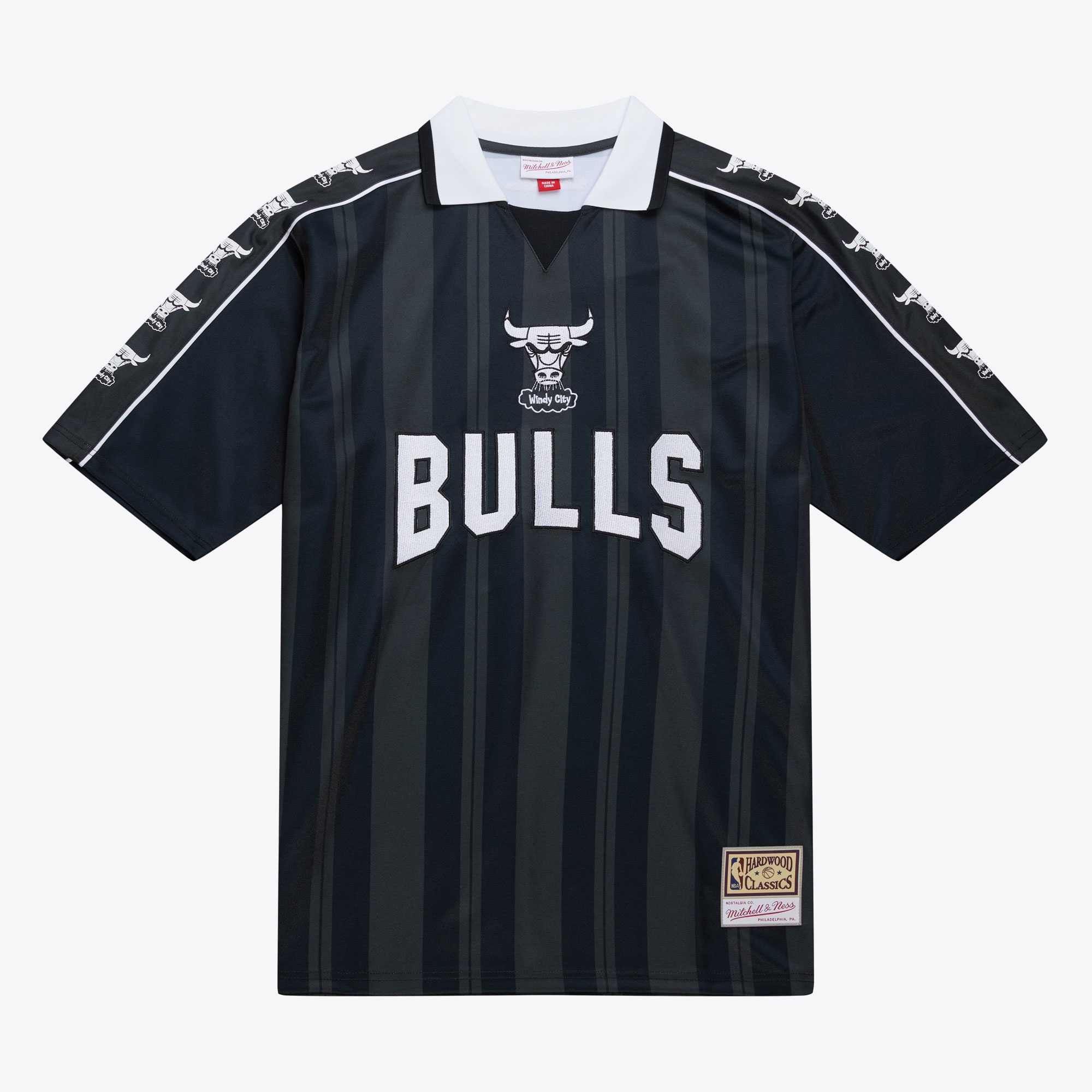 Chicago Bulls Mitchell & Ness Striker Polo Top – Herren Image