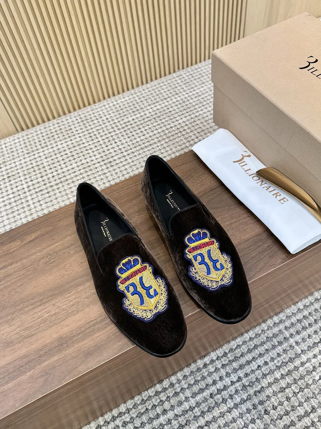 BILLIONAIRE BLLIYOSS 2025, neue Freizeitschuhe, Wildleder, Herren-Loafer, Lederschuhe, Komfort, hochwertige Stickerei, europäische große Größe