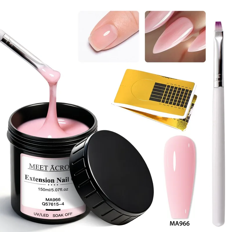 3 Stück 150 ml Nagelgel mit großer Kapazität, semi-permanenter UV-/LED-Gellack, geeignet für DIY-Design, Nagelkunst-Verlängerungswerkzeug Image