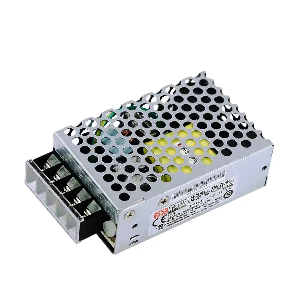 MEAN WELLpower alimentation RS-25 RS-25-3.3 RS-25-5 RS-25-12 RS-25-15 RS-25-24 RS-25-48 Meanwell 25W RS-25-24 Image