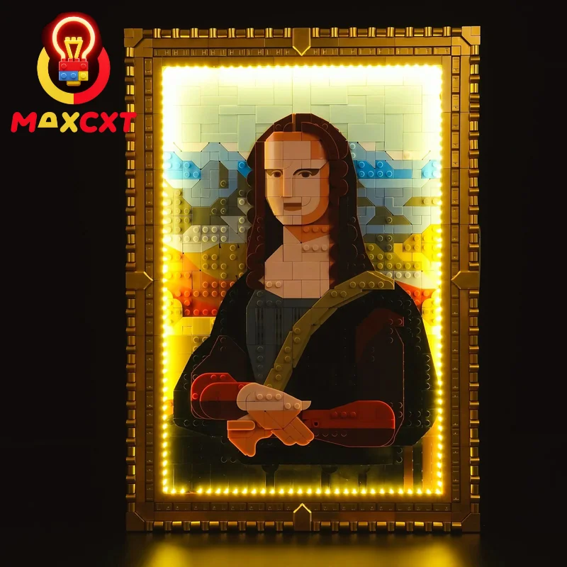 MAXCXT LED-Licht für LEGO 31213, Mona Lisa, DIY dekorative Lampe mit Batteriekasten (nicht im Lego-Bausteinset ﻿ ） Image