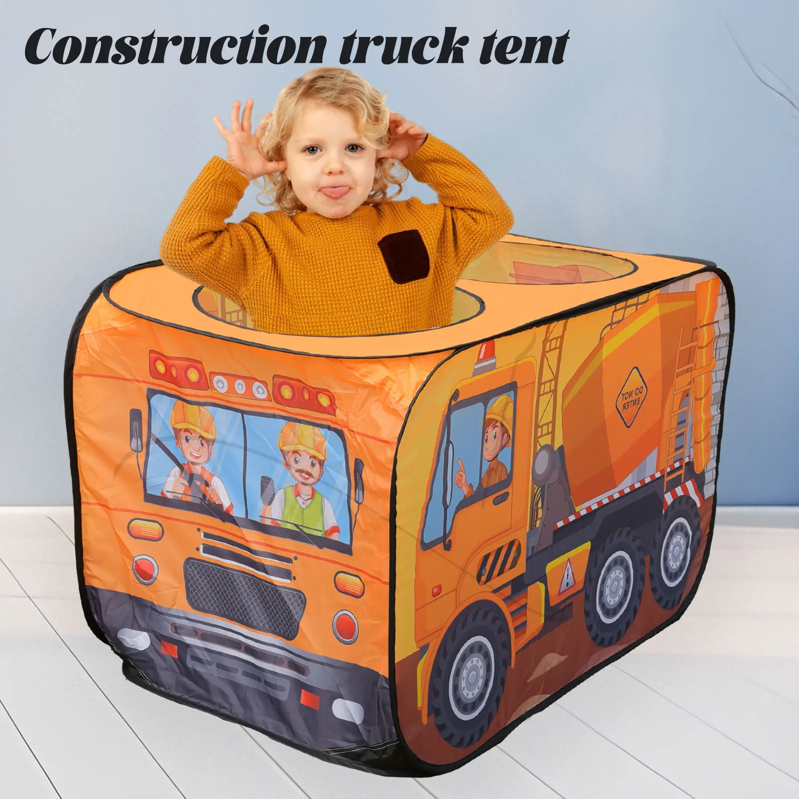 Kinderautozelt für den Innenbereich, Spielhaus, Ozean-Ballbecken, Prinzessin, Junge, Babyspielzeug, praktisch zusammenklappbar, spielbar, schlafbares Haus Image