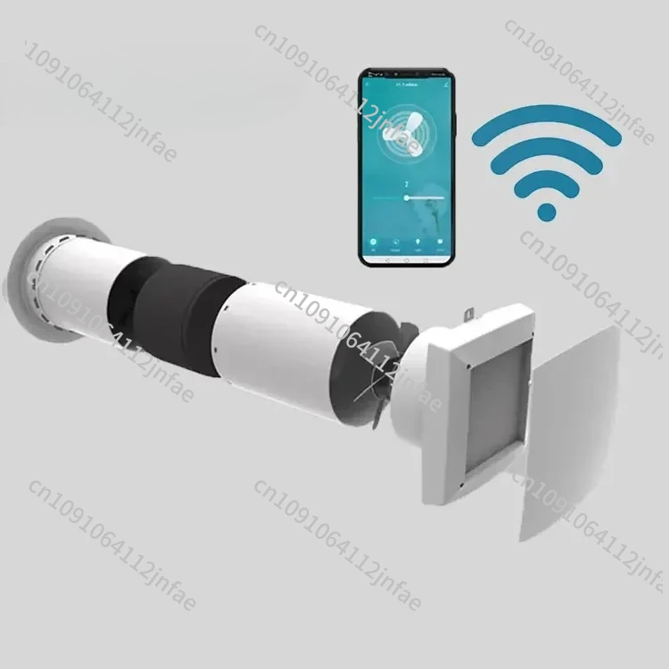 Wärmetauscher-Belüftung, lokale Einzelzimmer-Wand-V Hrv Erv, Wärmeenergie, Energiewiederherstellung, Belüftung, Recuperator Image