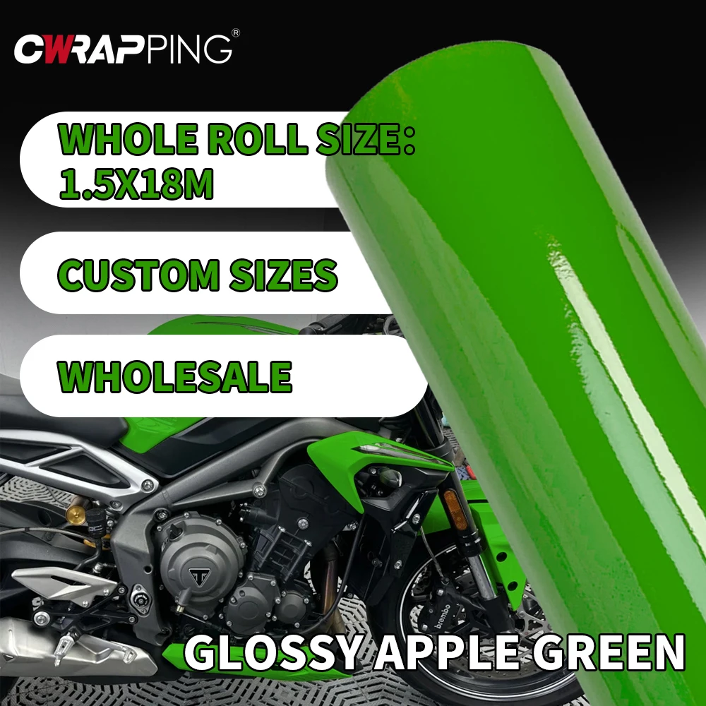 Fahrzeugdekoration, glänzende Vinylfolie, Farbwechselfolie, individuelle Motorrad-Vinyls, Autoaufkleber, wasserfeste Farbe, Karosseriefolien Image