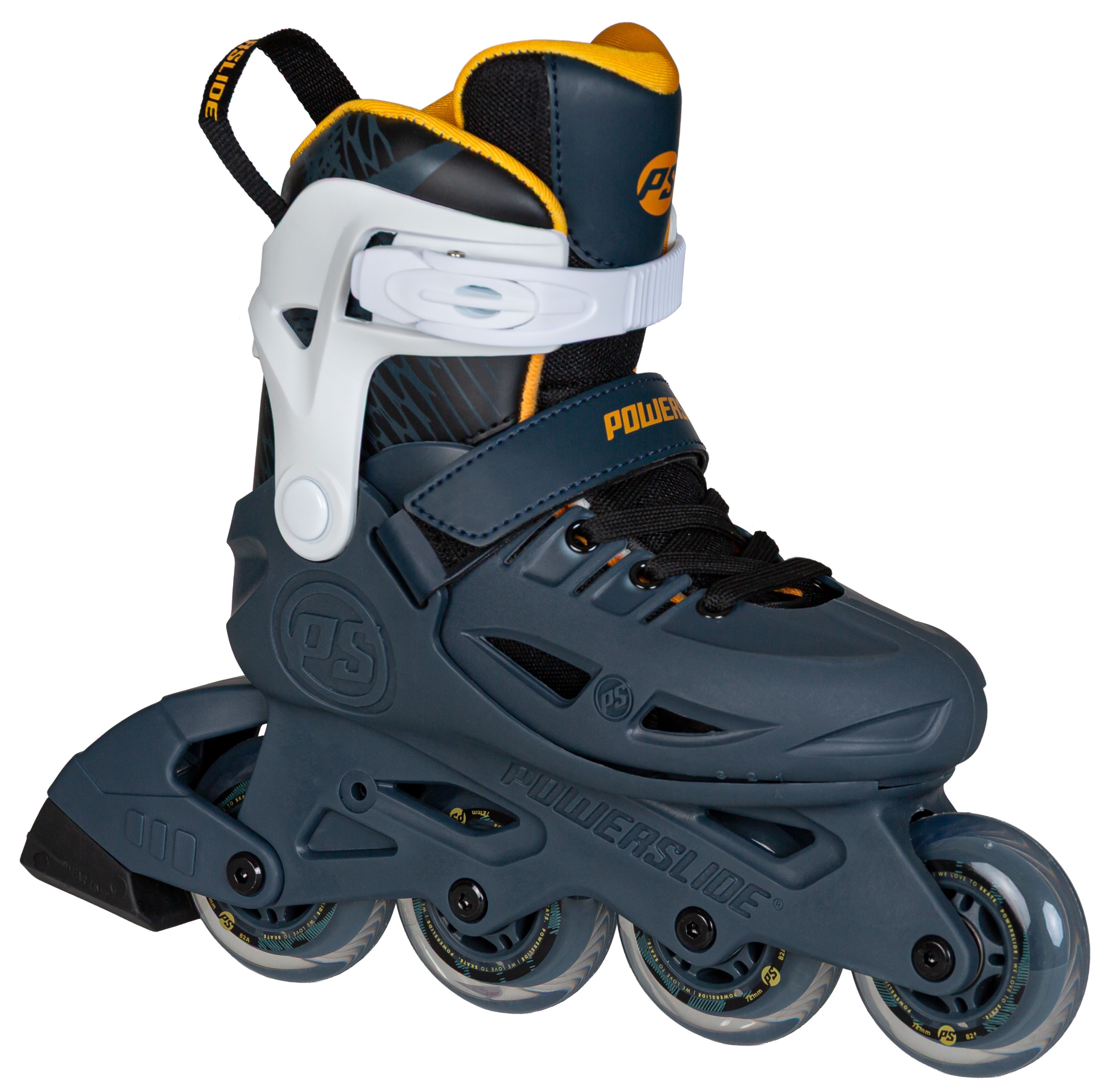 Inlineskates POWERSLIDE "Stargaze Dusk adj." Gr. 37, weiß, Inlineskates_Rollschuhe, Kinder, 37/40 (bis 80 kg), Kunststoff