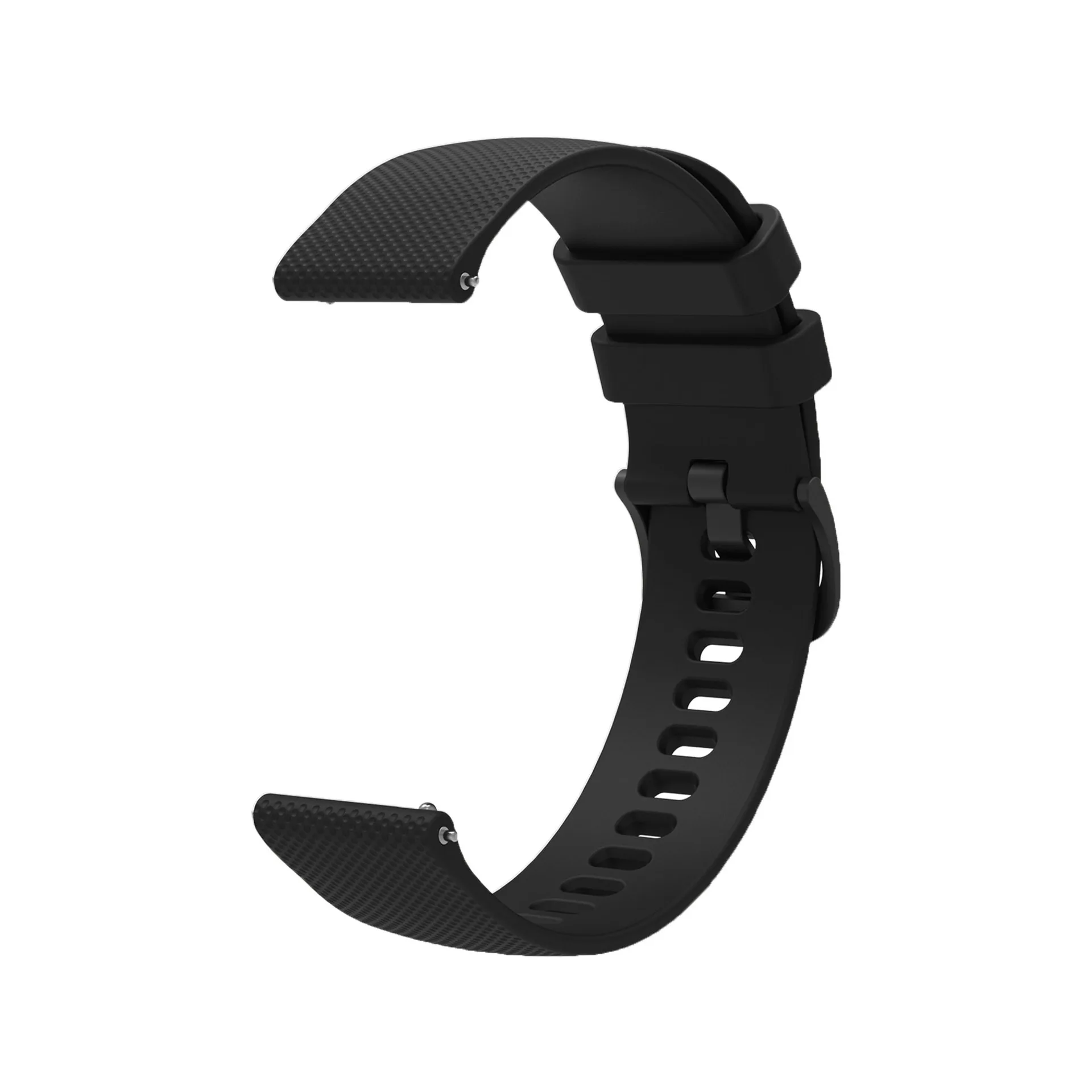 18/20/22 mm Universal-Twill-Silikonarmband, passend für Garmin Watch VenuSg2 Bonbonfarbenes Twill-Silikon-Uhrenarmband Image