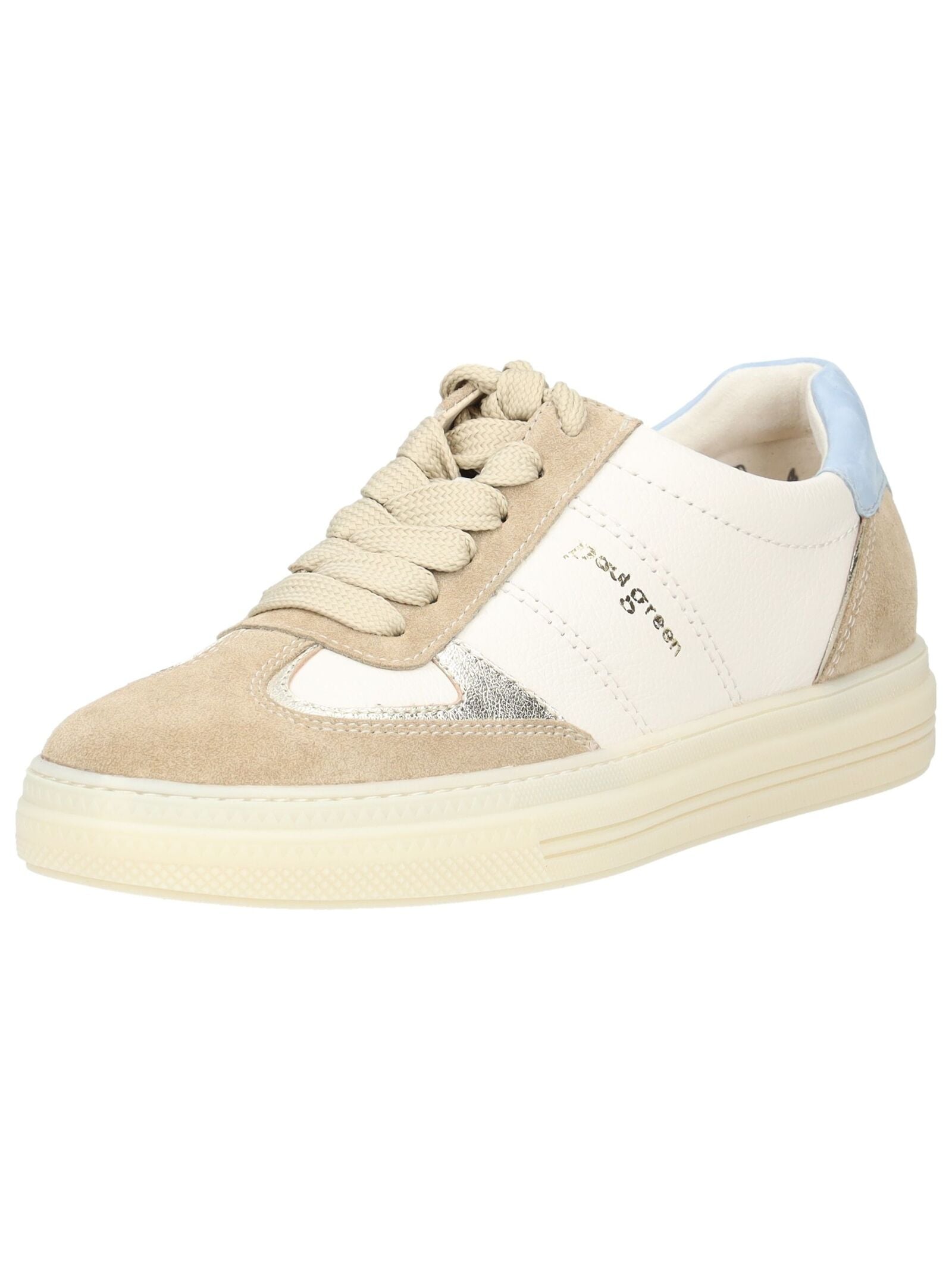 Sneaker PAUL GREEN "Paul Green Sneaker Leder", Damen, Gr. 42, beige, Leder, Schuhe Sneaker