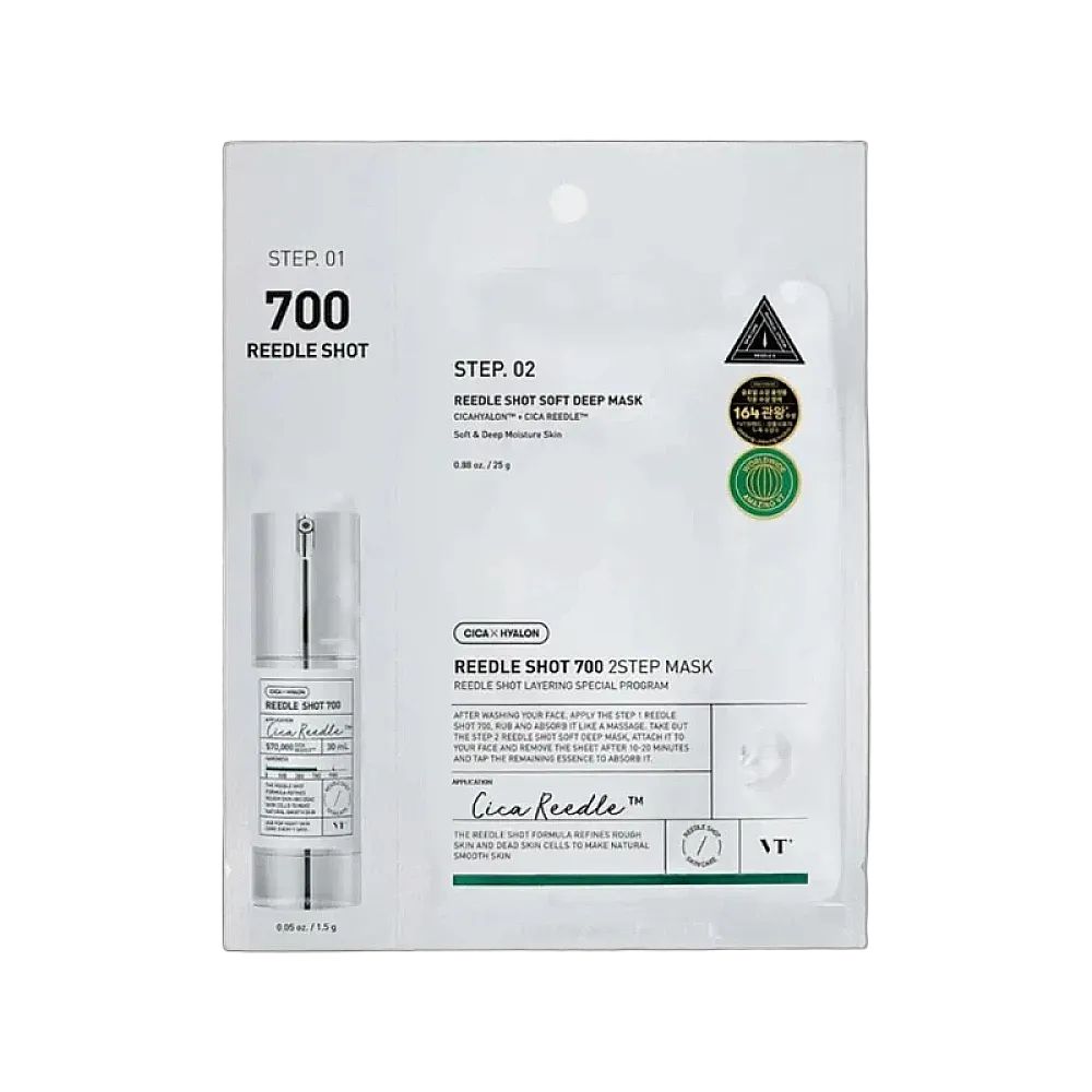 VT COSMETICS Mild Reedle Shot 700 Maschera in 2 fasi con microaghi 1,5