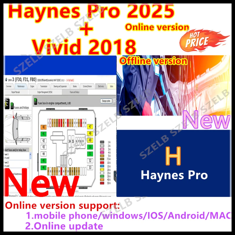 Datenreparatursoftware 2025 Haynes Pro Online-Konto + lebendige Werkstatt 2018 Atris-Technik 2025 Haynes Pro unterstützt Online-Update Image