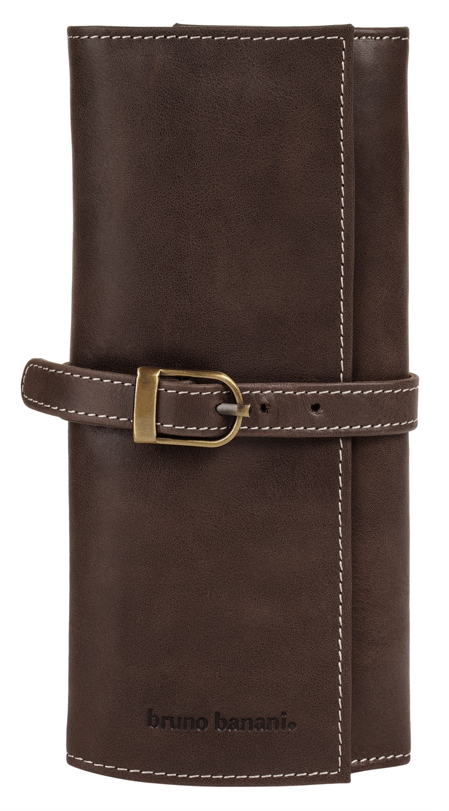 Brieftasche BRUNO BANANI, Damen, braun, Leder, vintage, Kleinlederwaren Brieftasche, echt Leder