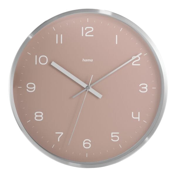 Hama Funkwanduhr »Fidschi« Ø 30 cm rosa rosa, 30 cm Image
