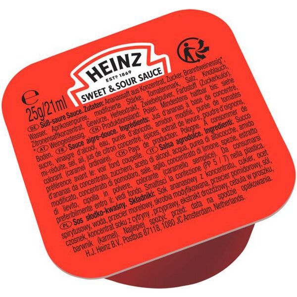 HEINZ Grillsauce »Süßsauer-Sauce« 25 g 100 Stück Image
