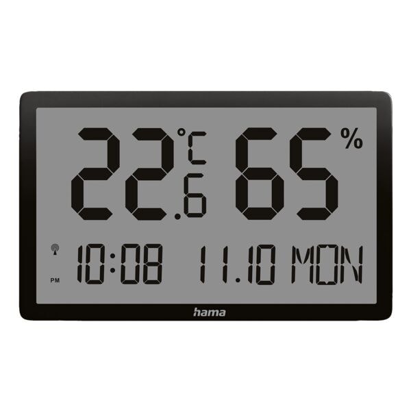 Hama Thermo-/Hygrometer »Lombok« schwarz schwarz Image