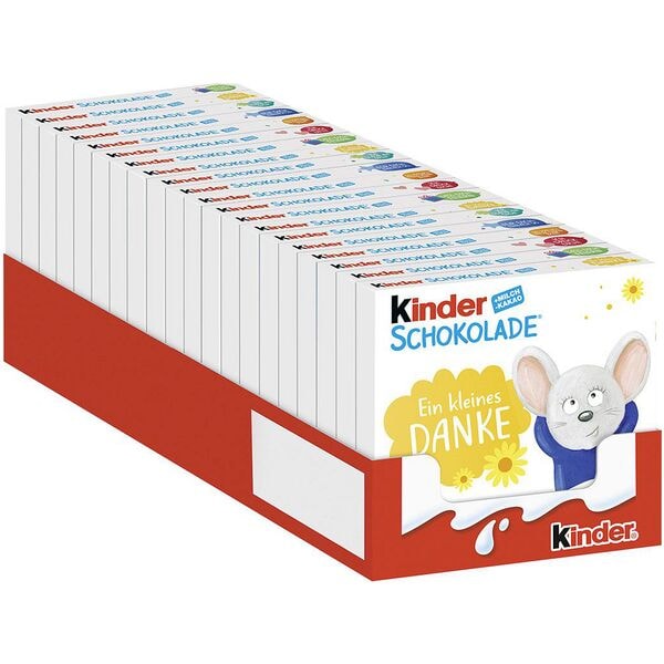 kinder Schokoriegel »Kinder Schokolade« 12,5 g 20 Packungen à 4 Stück Image