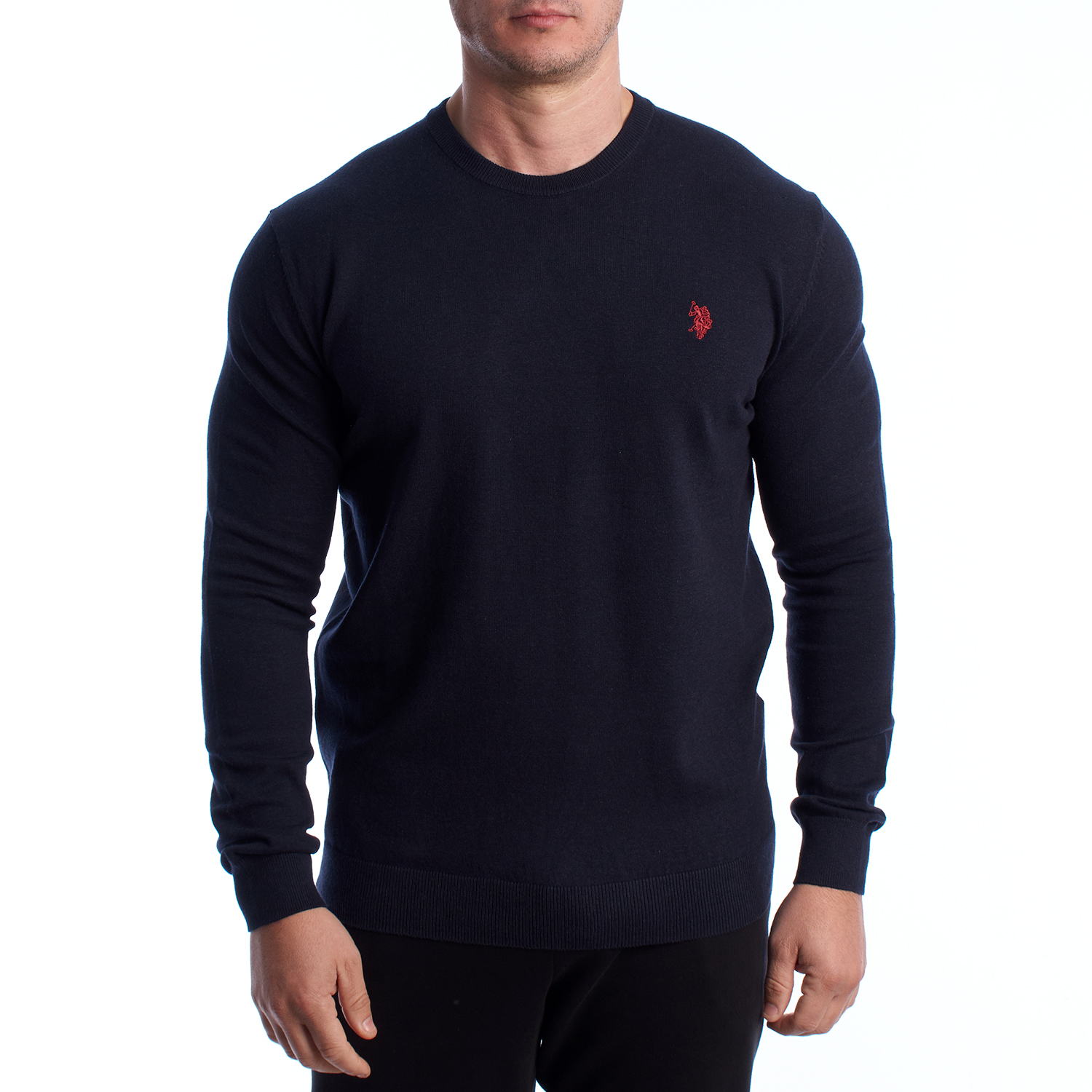 Herren Strickpullover mit Rundhalsausschnitt US40173035