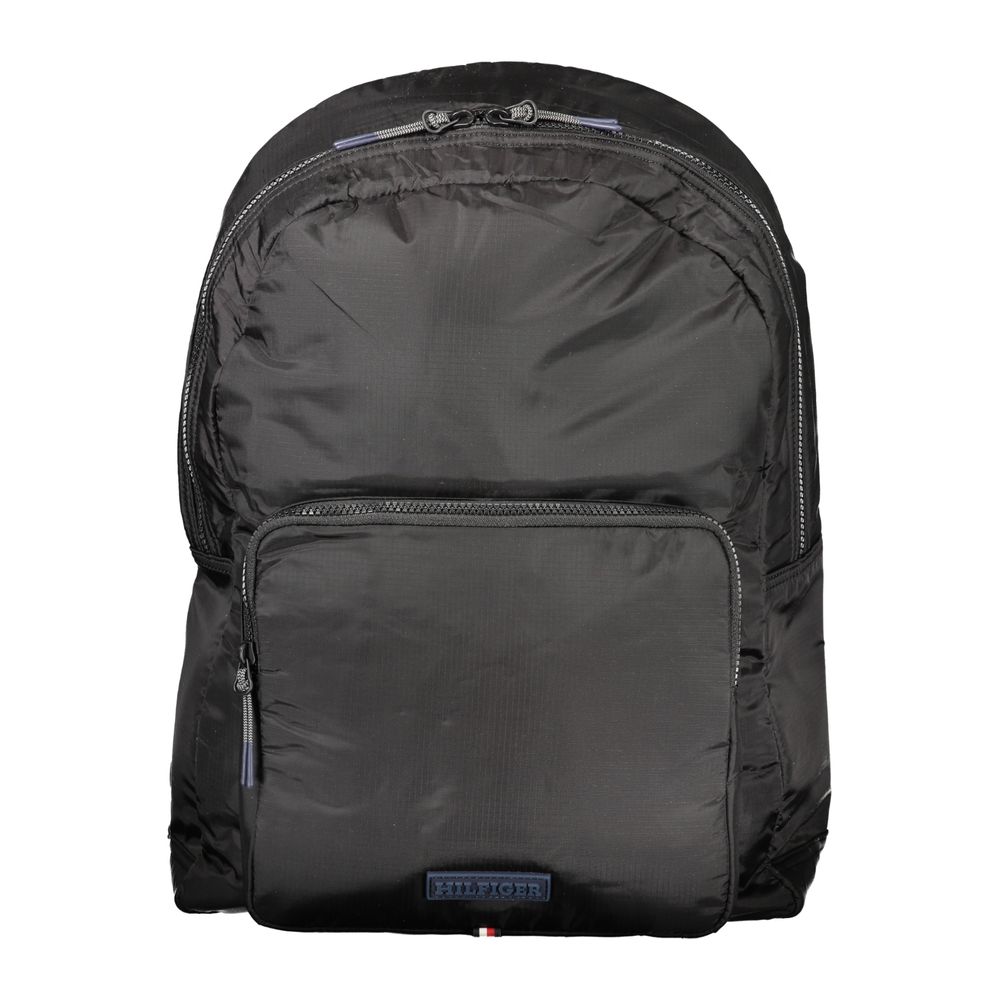 Tommy Hilfiger Schwarzer Nylon-Rucksack Image