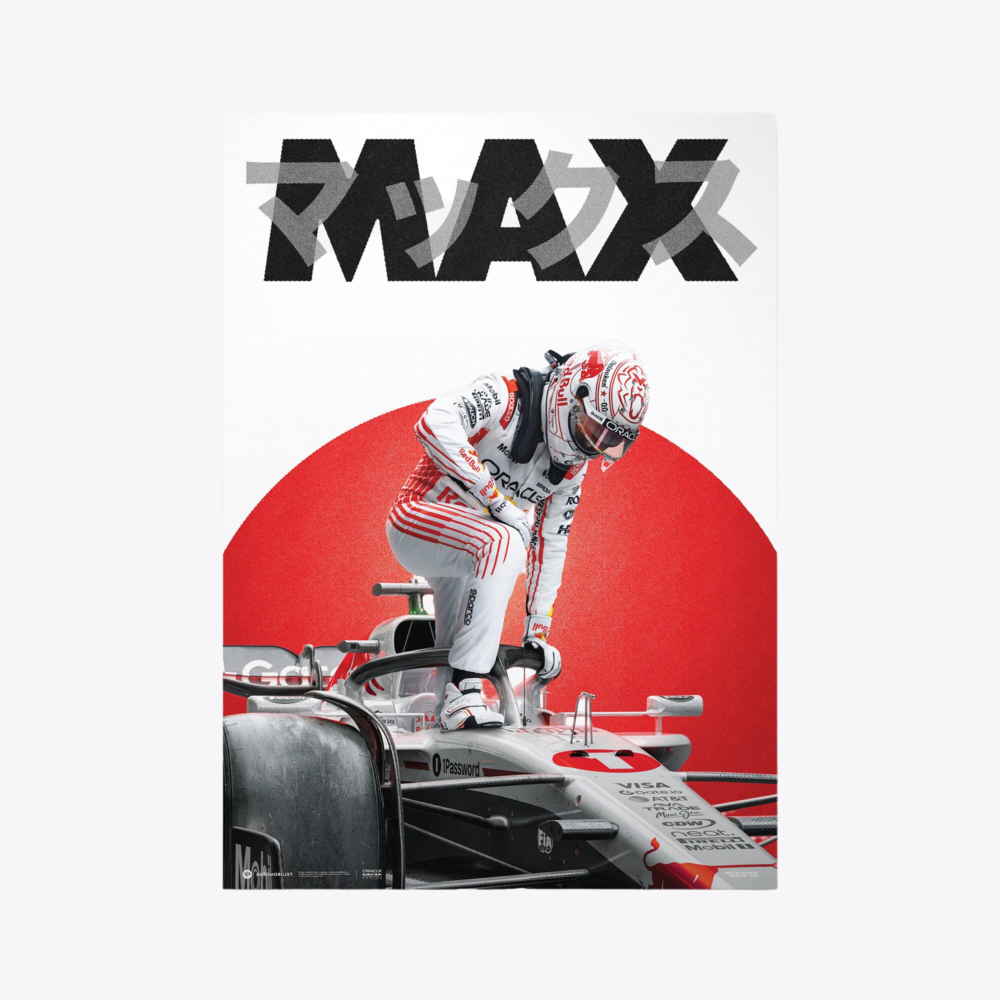 Affiche du Grand Prix de Suzuka 2025 de Max Verstappen (Red Bull Racing) - No Gender Taille: One Size Only