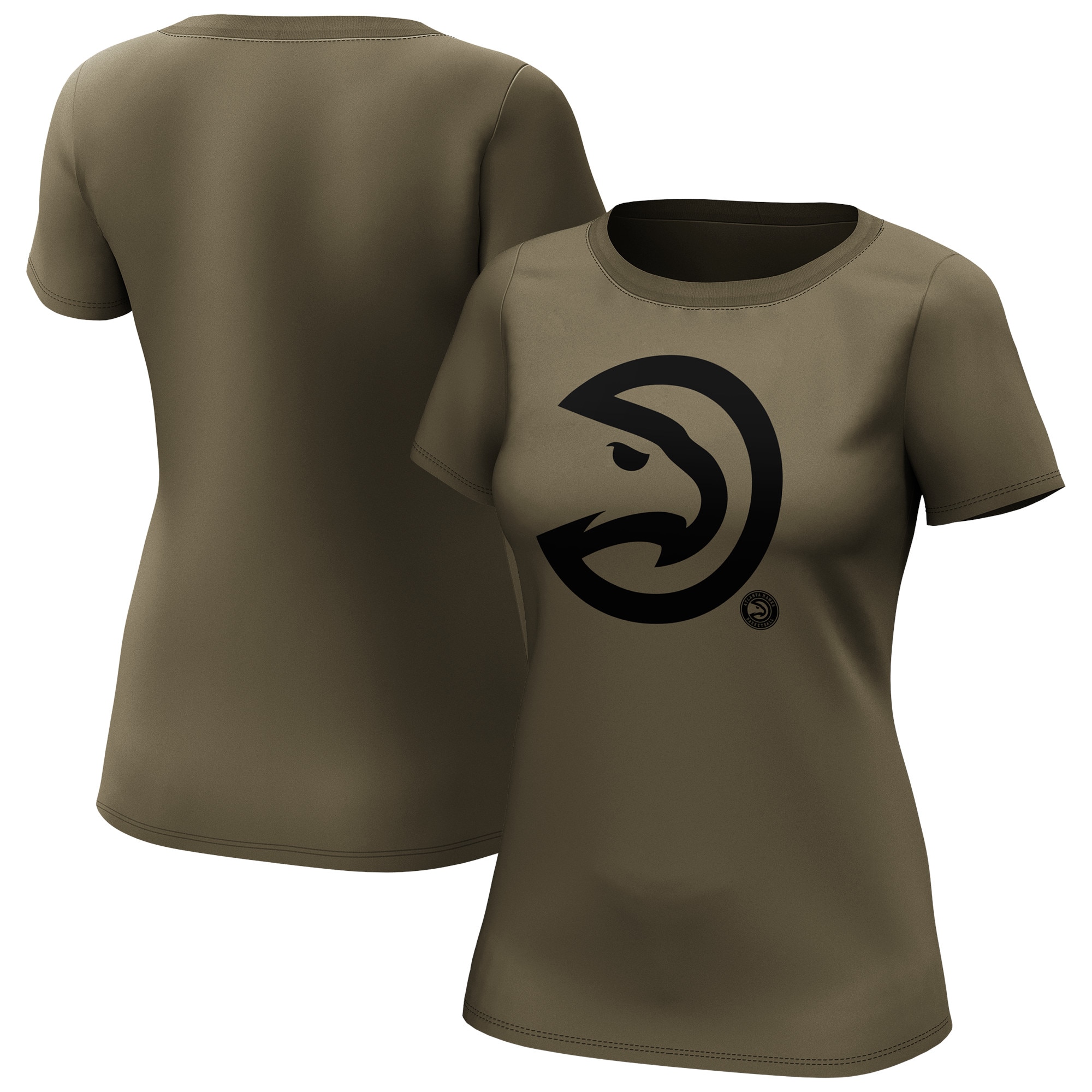Atlanta Hawks Fanatics Branded Fashion Preferred Logo T-Shirt - Damen Image