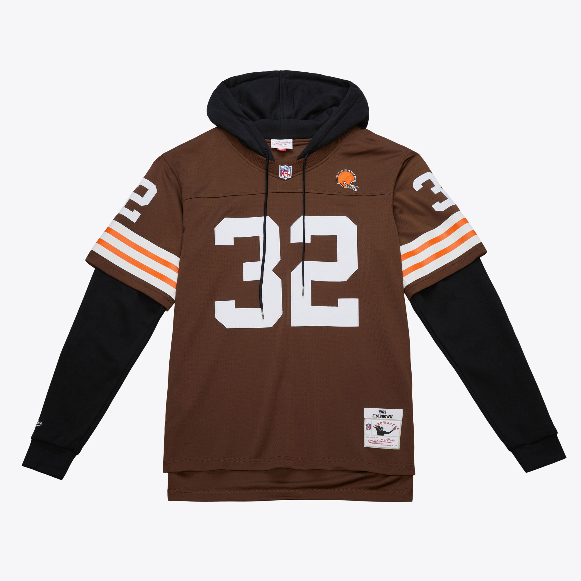 Cleveland Browns Mitchell & Ness Trikot-Hoodie Jim Brown Image