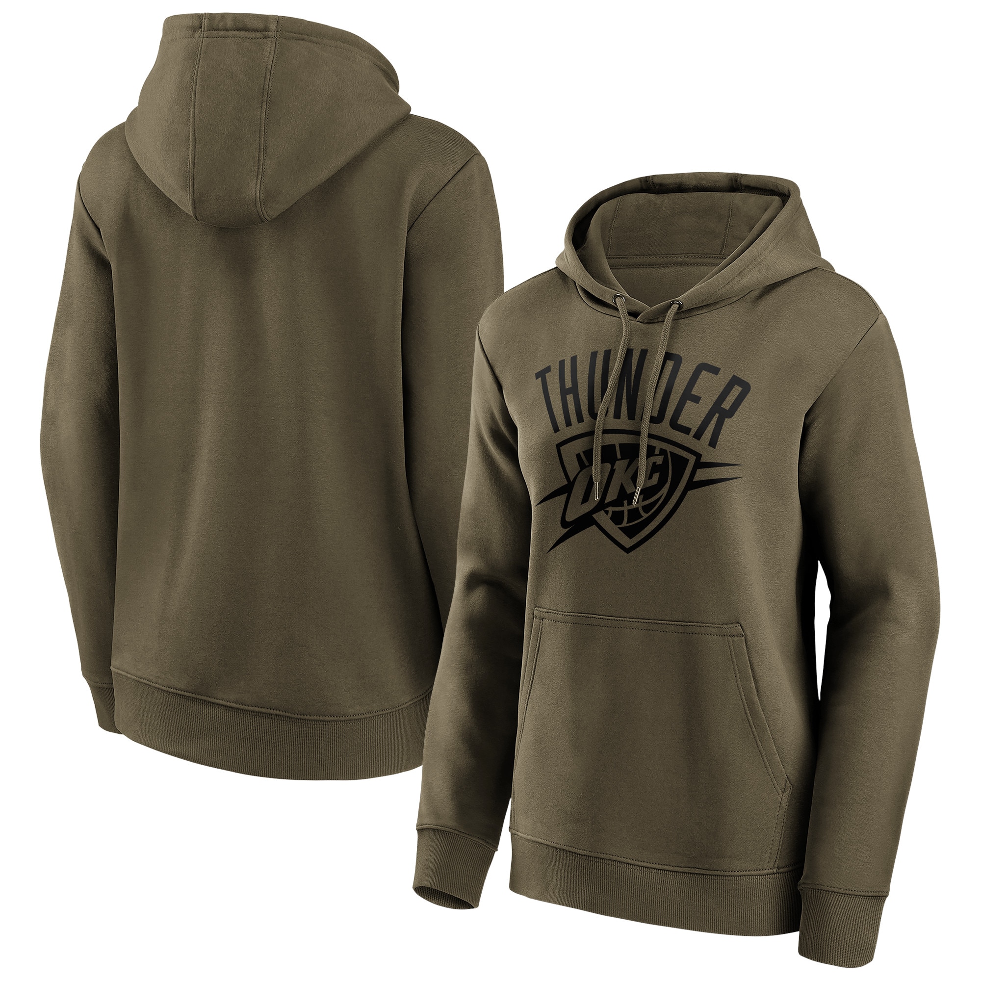 Oklahoma City Thunder Fanatics Branded Fashion Preferred Logo Hoodie - Damen Image