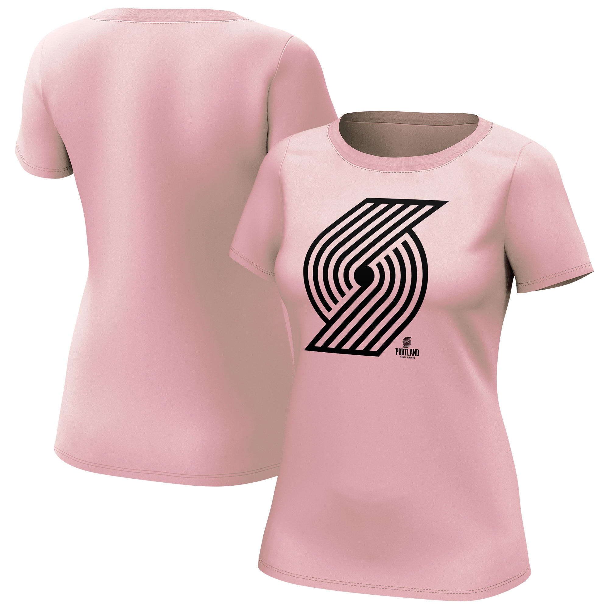 Portland Trail Blazers Fashion Color Logo T -Shirt - Frauen Image